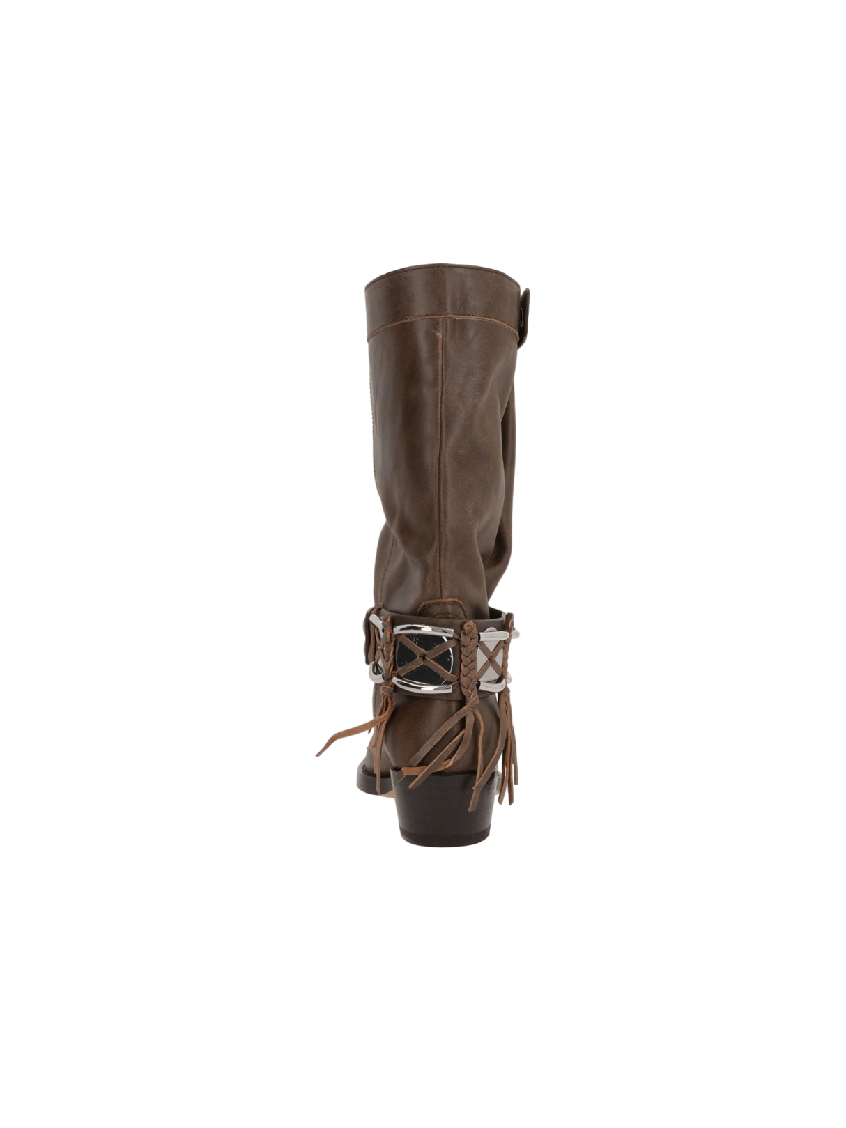 Ademe Vintage Leather Western Boots-ISABEL MARANT-JOHN JULIA