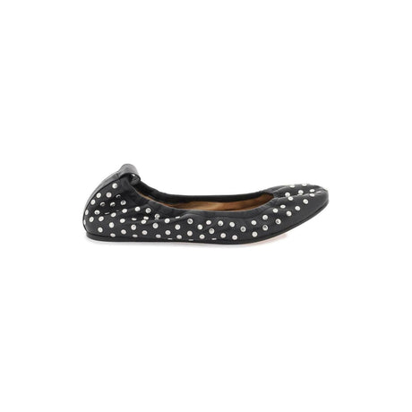 Belna Studded Leather Ballet Flats ISABEL MARANT JOHN JULIA.