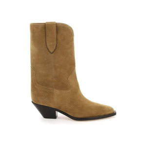 Brown Dahope Suede Cowoy Boots ISABEL MARANT JOHN JULIA.