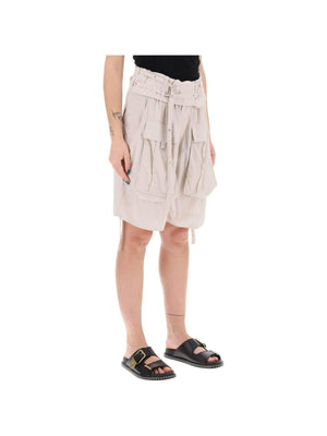 Chalk Heidi Cargo Shorts ISABEL MARANT JOHN JULIA.