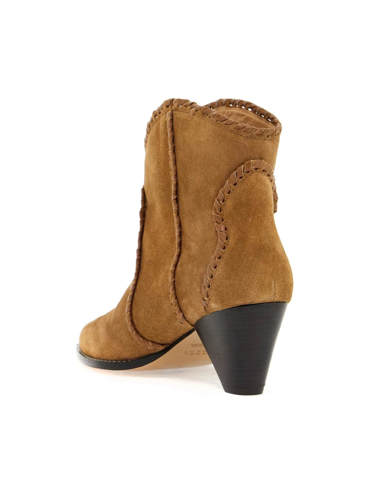 ISABEL MARANT-Darizo Suede Leather Ankle Boots-JOHN JULIA