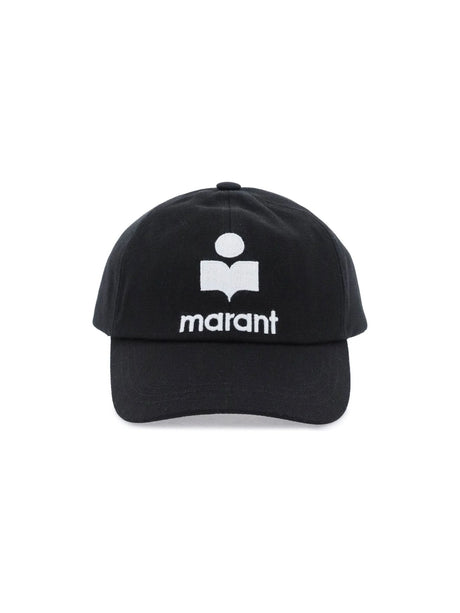 Embroidered Cotton Canvas Tyron Cap ISABEL MARANT