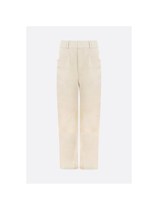 Emmy Cotton Baggy Trousers-ISABEL MARANT-JOHN JULIA