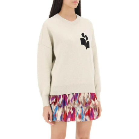 Atlee Sweater With Logo Intarsia MARANT ETOILE JOHN JULIA.