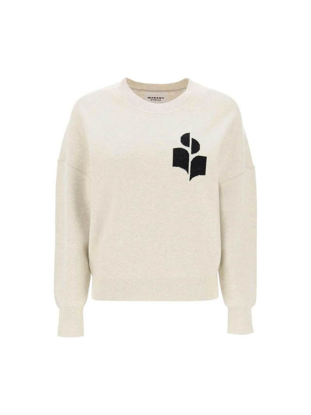 Atlee Sweater With Logo Intarsia MARANT ETOILE JOHN JULIA.