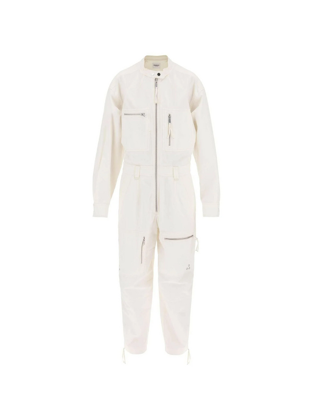 Workwear Cotton Jumpsuit-ISABEL MARANT ÉTOILE-JOHN JULIA