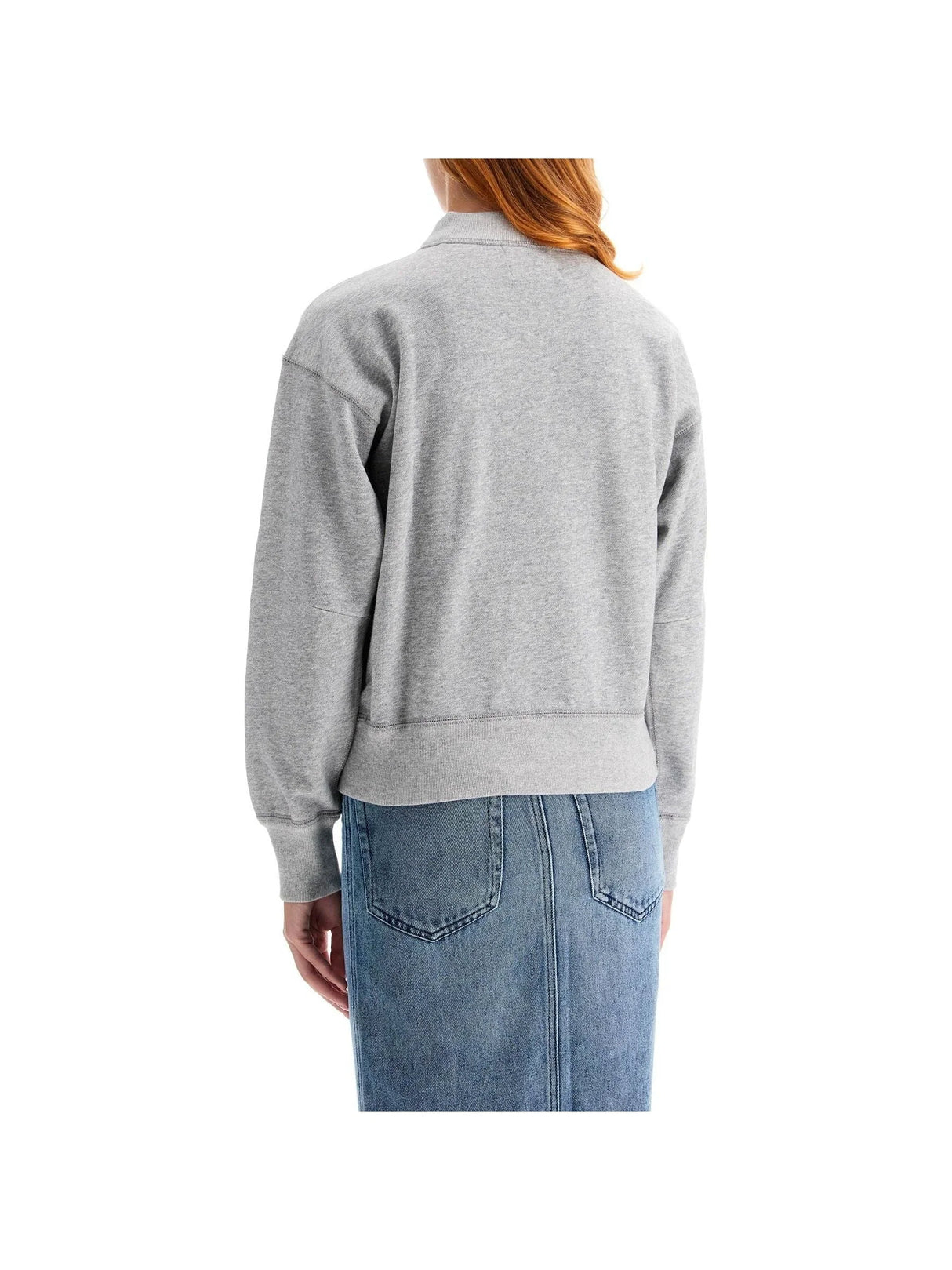 Moby Sweatshirt With Flocked Logo