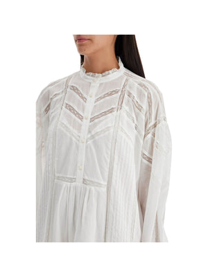 Galia Cotton Voile Lace Mini Dress - Women > Clothing > Dresses > Mini