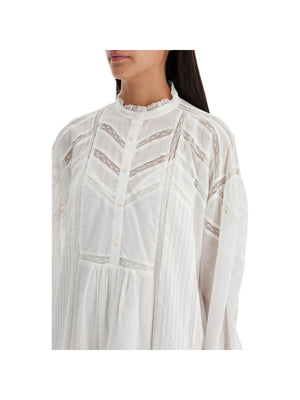 Galia Cotton Voile Lace Mini Dress - Women > Clothing > Dresses > Mini