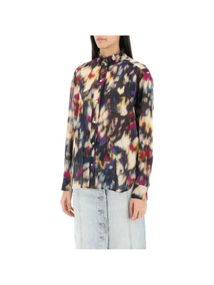 Gamble Shirt With Shaded Motif MARANT ETOILE JOHN JULIA.