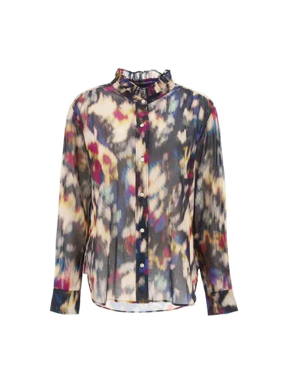 Gamble Shirt With Shaded Motif MARANT ETOILE JOHN JULIA.