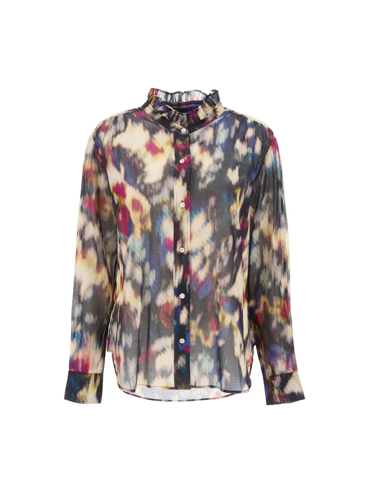 Gamble Shirt With Shaded Motif MARANT ETOILE JOHN JULIA.