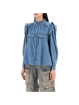 Blue Idety Denim Shirt MARANT ETOILE JOHN JULIA.