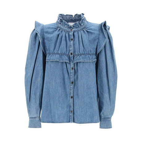 Blue Idety Denim Shirt MARANT ETOILE JOHN JULIA.