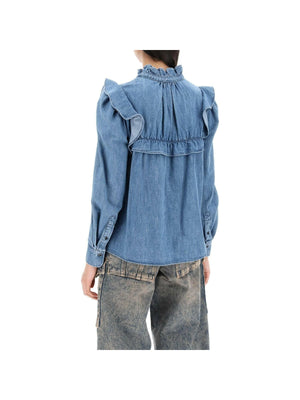 Blue Idety Denim Shirt MARANT ETOILE JOHN JULIA.