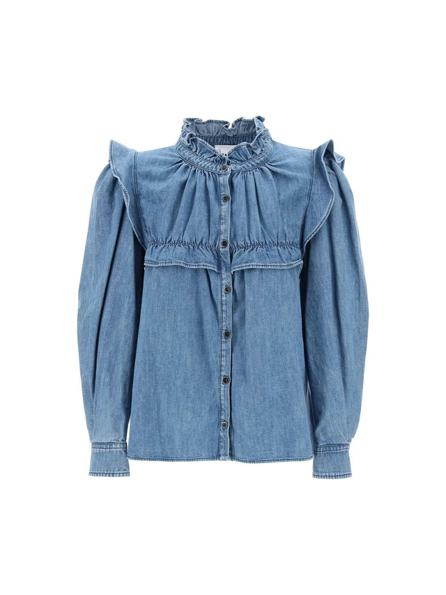 Blue Idety Denim Shirt MARANT ETOILE JOHN JULIA.