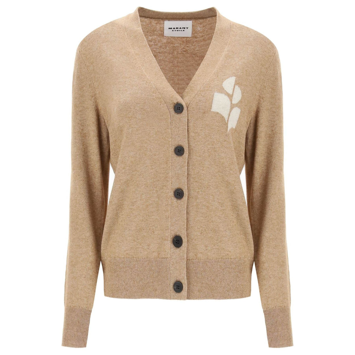 Intarsia Karin Cardigan - 32 - Women > Clothing > Knitwear > Cardigans