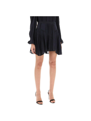 Jorena Mini Skirt With Lace Inserts MARANT ETOILE JOHN JULIA.