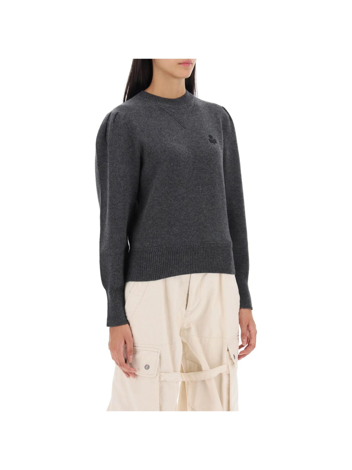 ISABEL MARANT ETOILE-Kelaya Sweater With Balloon Sleeves -JOHN JULIA.