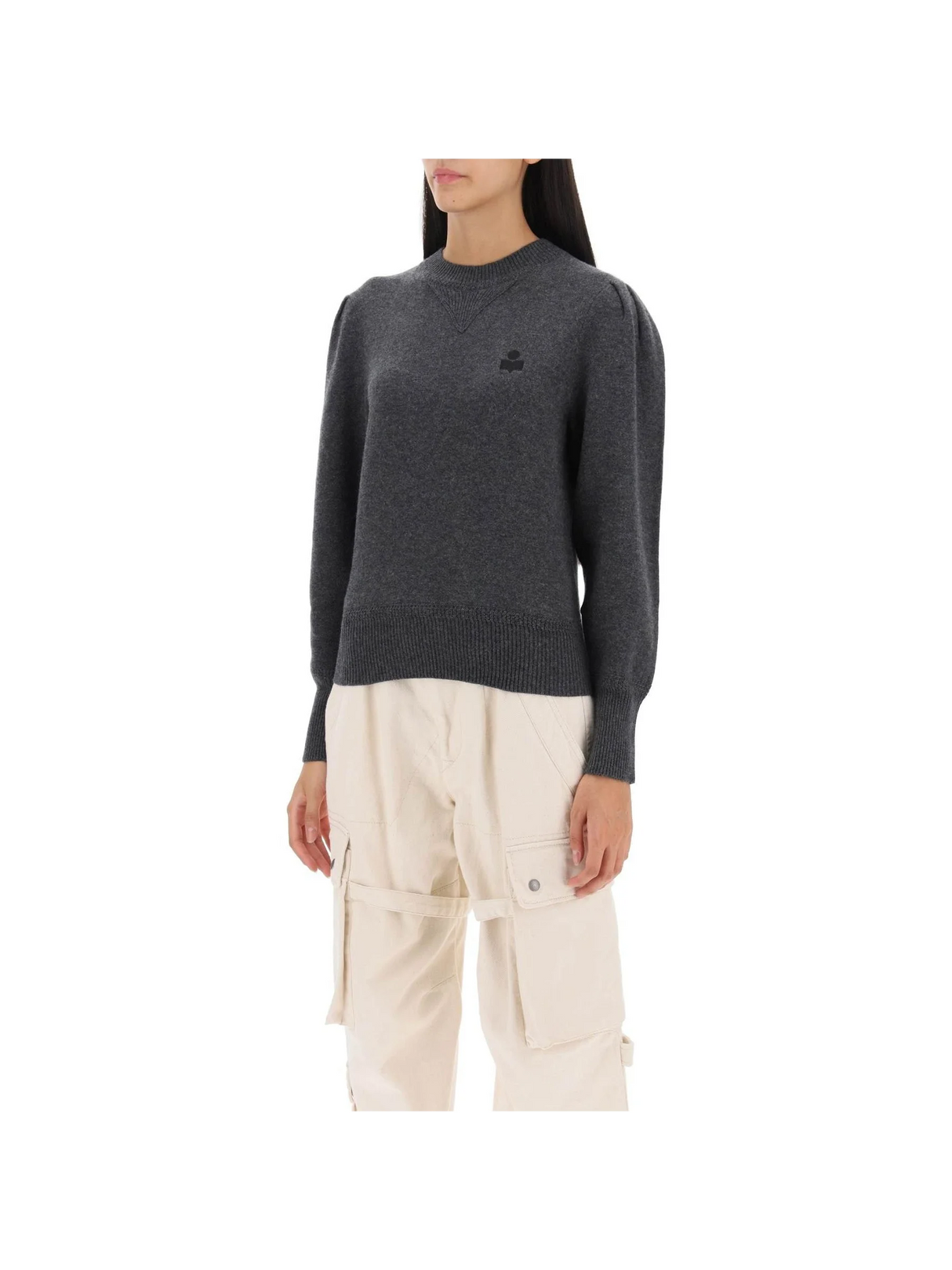 ISABEL MARANT ETOILE-Kelaya Sweater With Balloon Sleeves -JOHN JULIA.