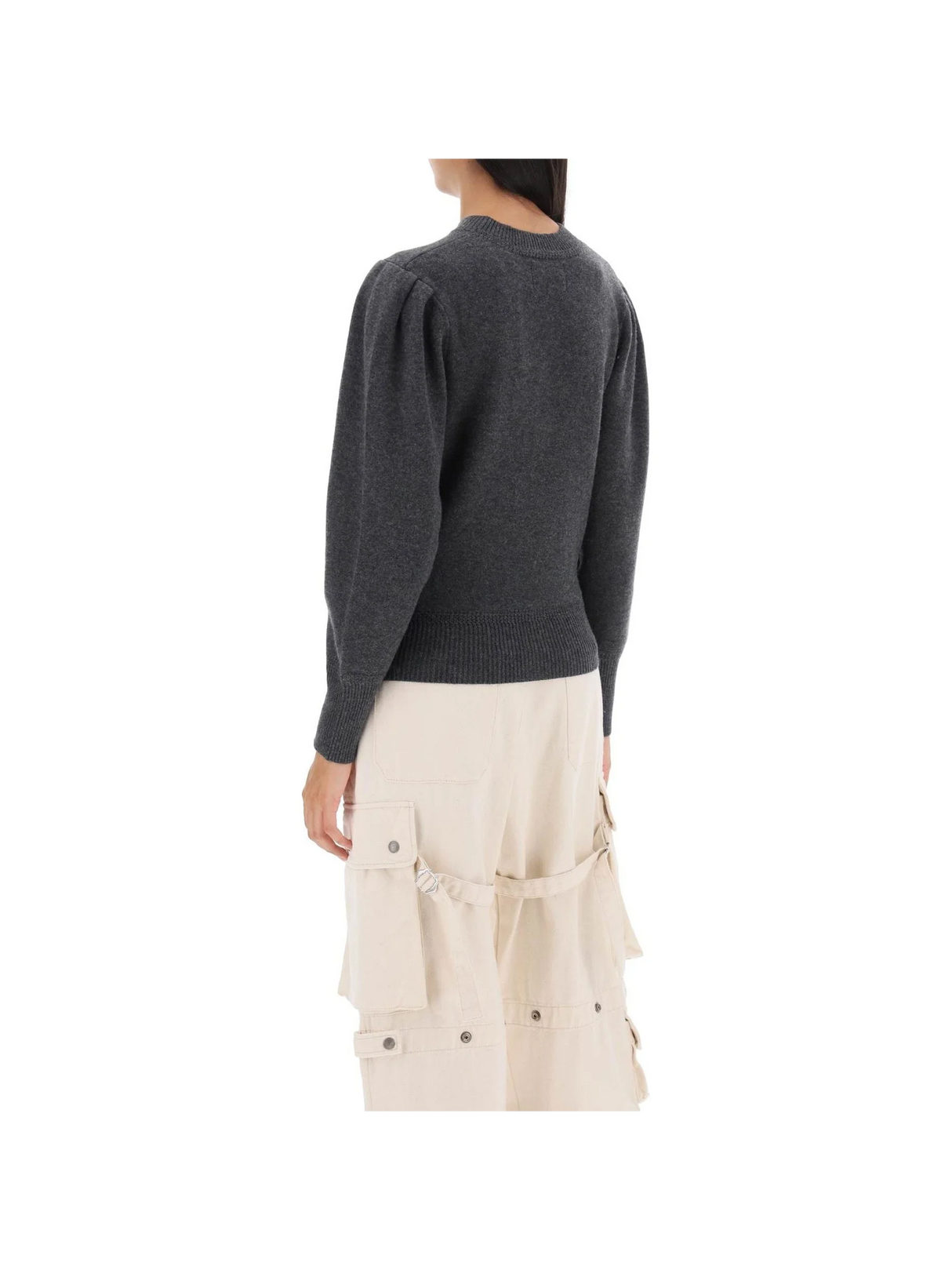 ISABEL MARANT ETOILE-Kelaya Sweater With Balloon Sleeves -JOHN JULIA.