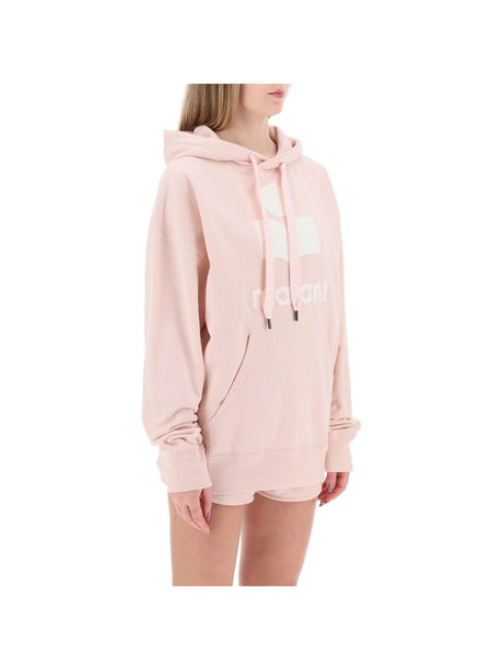 Mansel Flocked Logo Cotton Hoodie