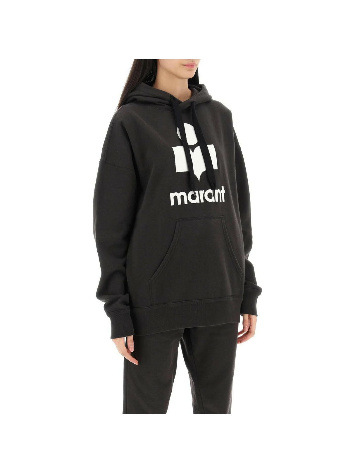 Mansel Hoodie With Flocked Logo MARANT ETOILE JOHN JULIA.