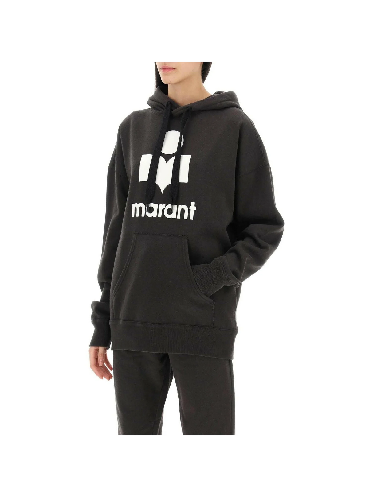 Mansel Hoodie With Flocked Logo MARANT ETOILE JOHN JULIA.