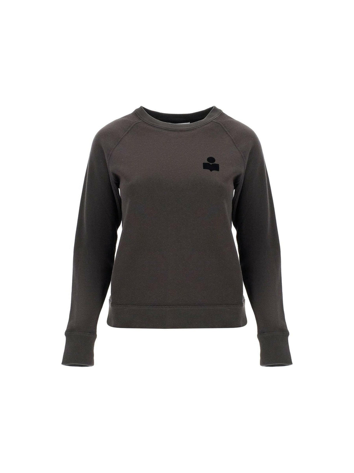 Milla Cotton Sweatshirt With Round Neck.