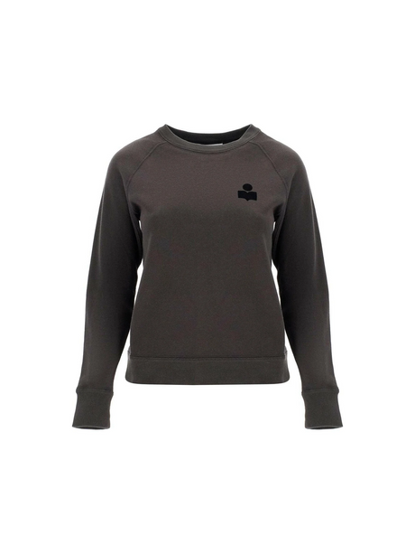 Milla Cotton Sweatshirt With Round Neck.