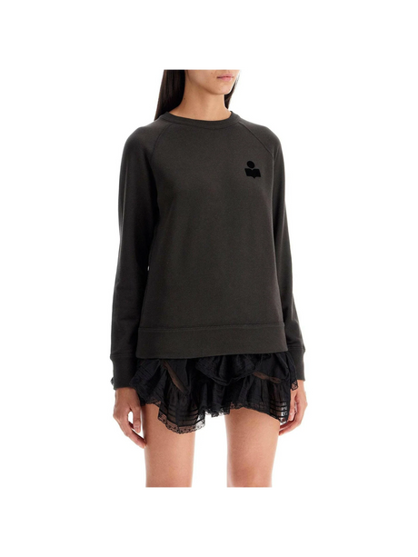 Milla Cotton Sweatshirt With Round Neck.