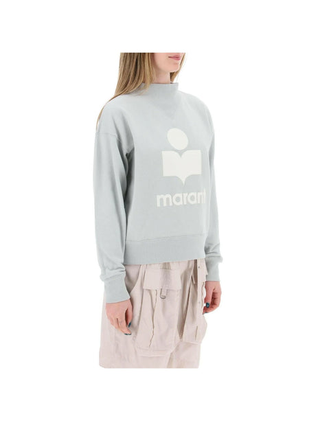 Moby Logo Organic Cotton Sweatshirt ISABEL MARANT ETOILE JOHN JULIA.