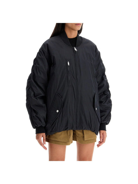 Coleen Oversized Bomber Jacket-ISABEL MARANT ÉTOILE-JOHN JULIA