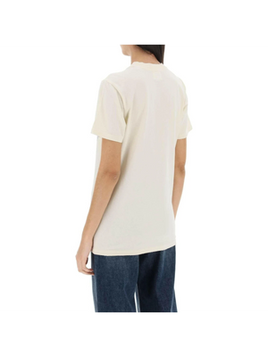 Zoeline T-Shirt With Logo Print MARANT ETOILE JOHN JULIA.