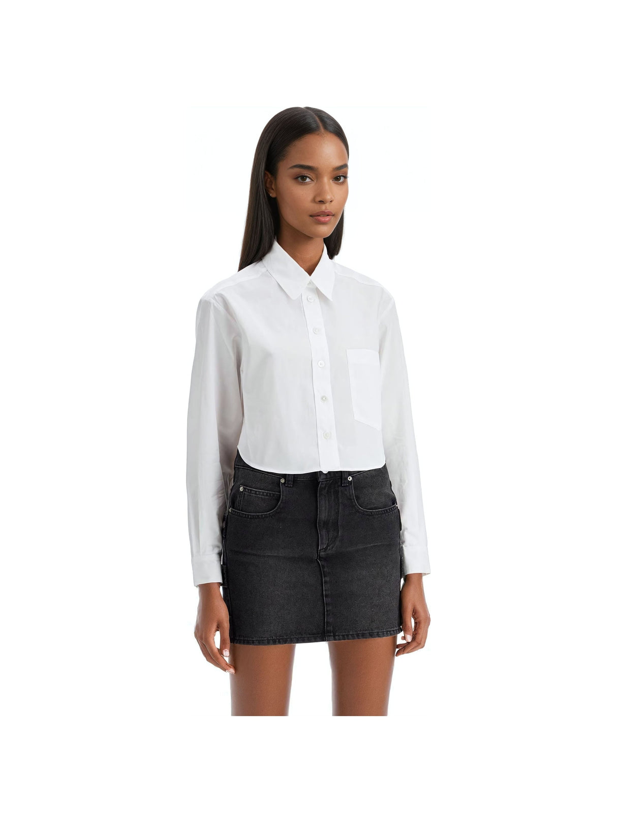 ISABEL MARANT-Fleora Short Silk Blend Shirt -JOHN JULIA.