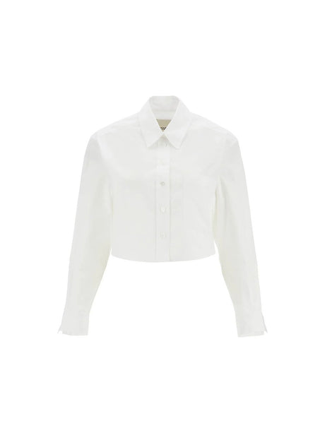 ISABEL MARANT-Fleora Short Silk Blend Shirt -JOHN JULIA.