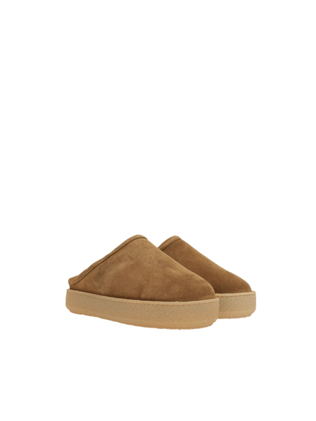 ISABEL MARANT-Fozee Suede Flat Mules-JOHN JULIA