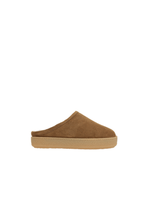 ISABEL MARANT-Fozee Suede Flat Mules-JOHN JULIA