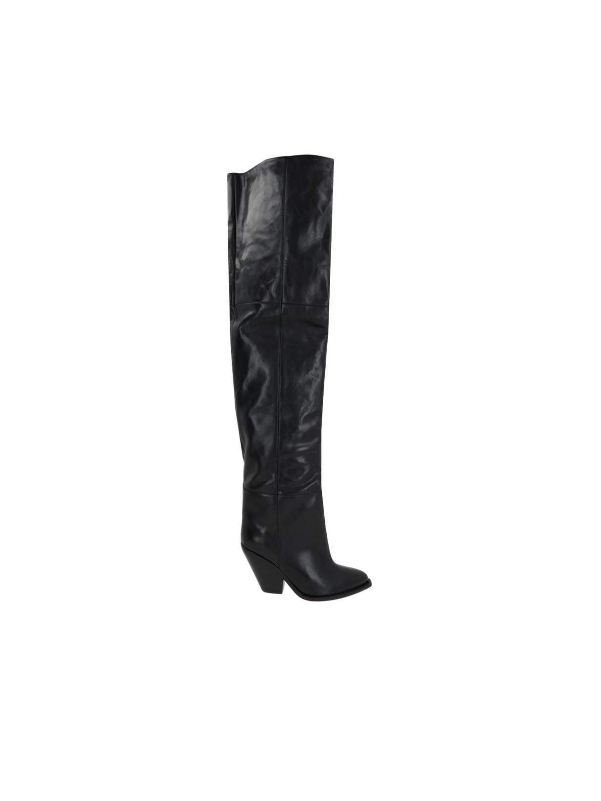 Lalex Smooth Leather Over-the-Knee Boots-ISABEL MARANT-JOHN JULIA