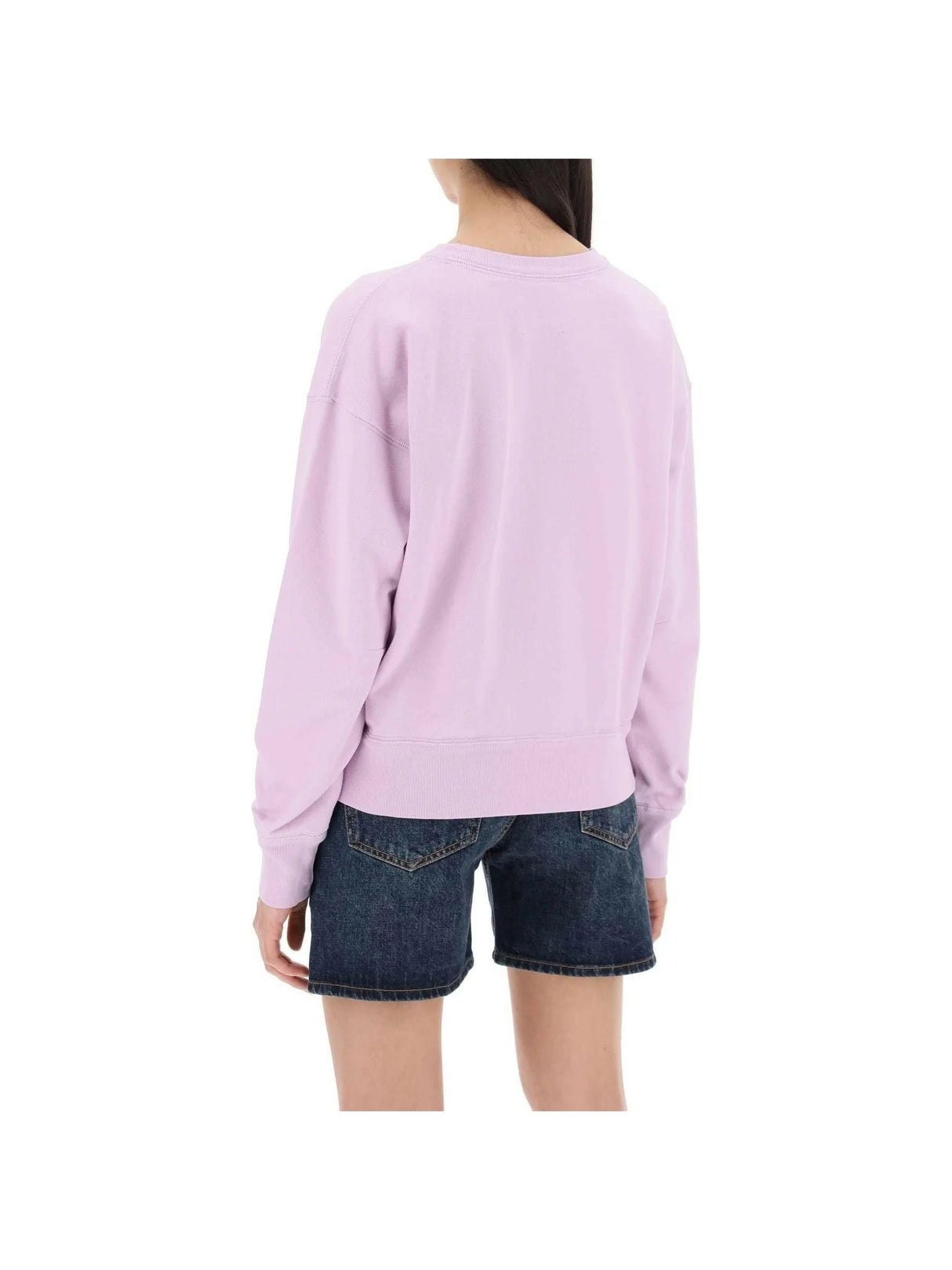 Lilac Shad Organic and Recycled Cotton-Blend Sweatshirt ISABEL MARANT JOHN JULIA.