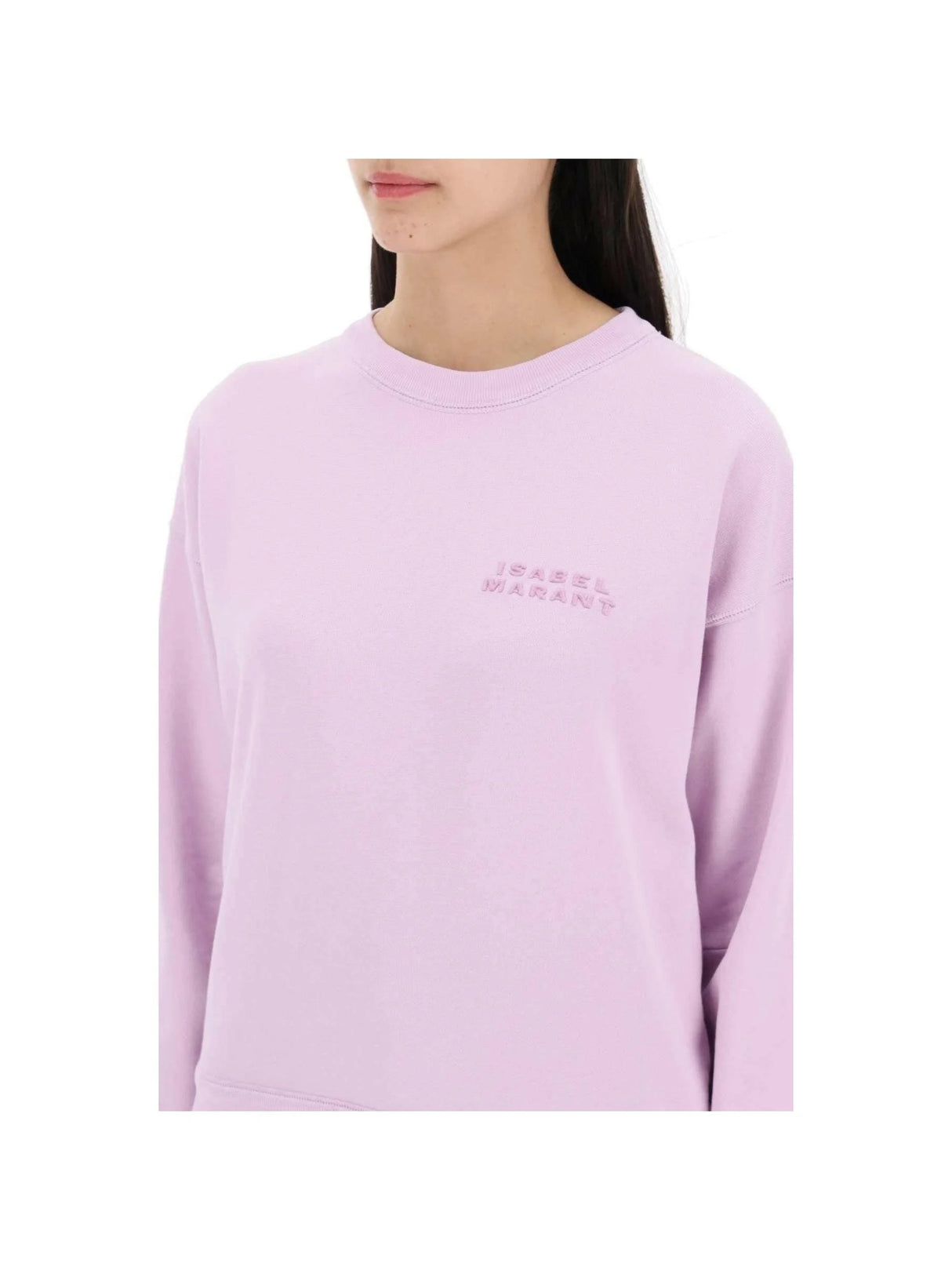 Lilac Shad Organic and Recycled Cotton-Blend Sweatshirt ISABEL MARANT JOHN JULIA.