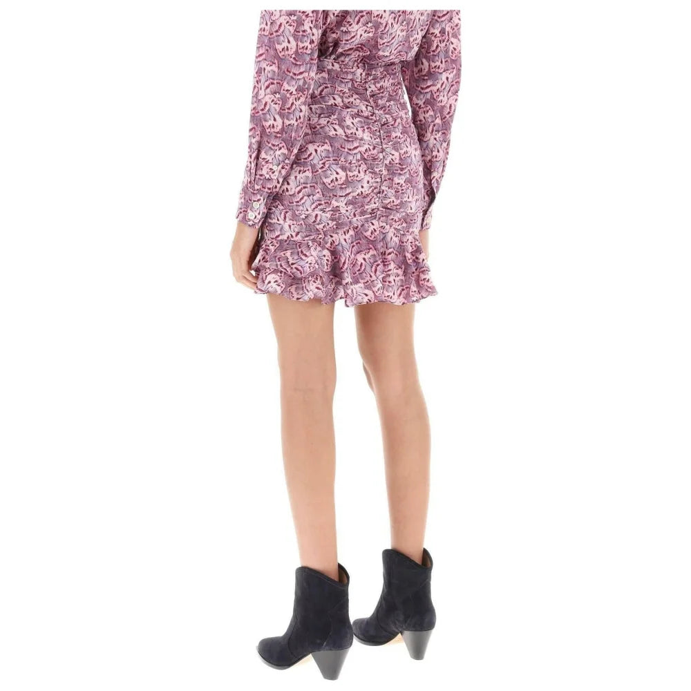 Milendi Gathered Mini Skirt With Ruuffles ISABEL MARANT JOHN JULIA.