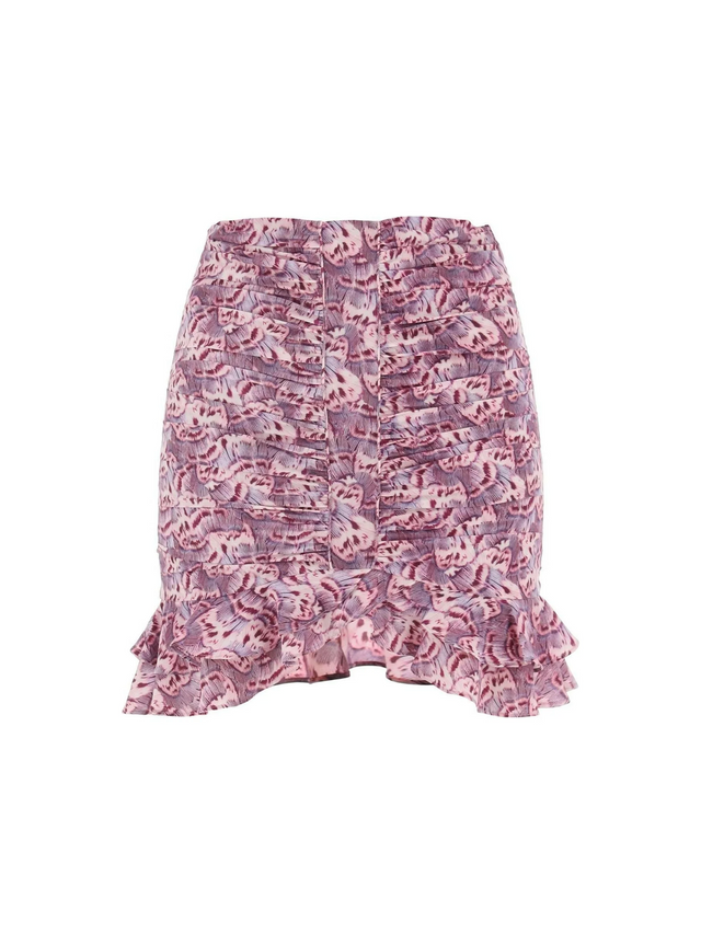 Milendi Gathered Mini Skirt With Ruuffles ISABEL MARANT JOHN JULIA.