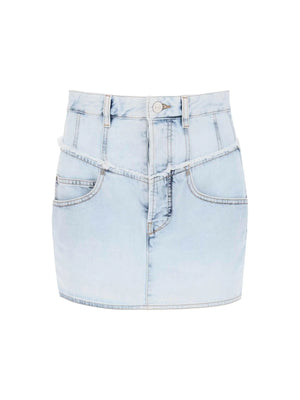 ISABEL MARANT-Narjis Denim Mini Skirt-JOHN JULIA