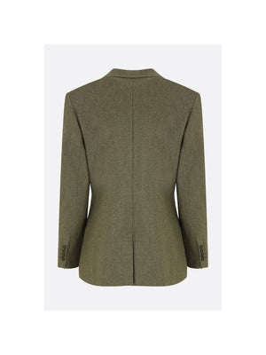 Natalia Double-breasted Wool Jacket-ISABEL MARANT-JOHN JULIA