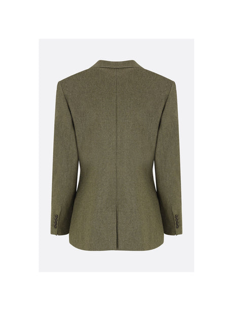 Natalia Double-breasted Wool Jacket-ISABEL MARANT-JOHN JULIA