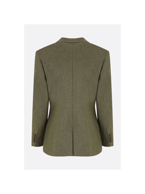 Natalia Double-breasted Wool Jacket-ISABEL MARANT-JOHN JULIA