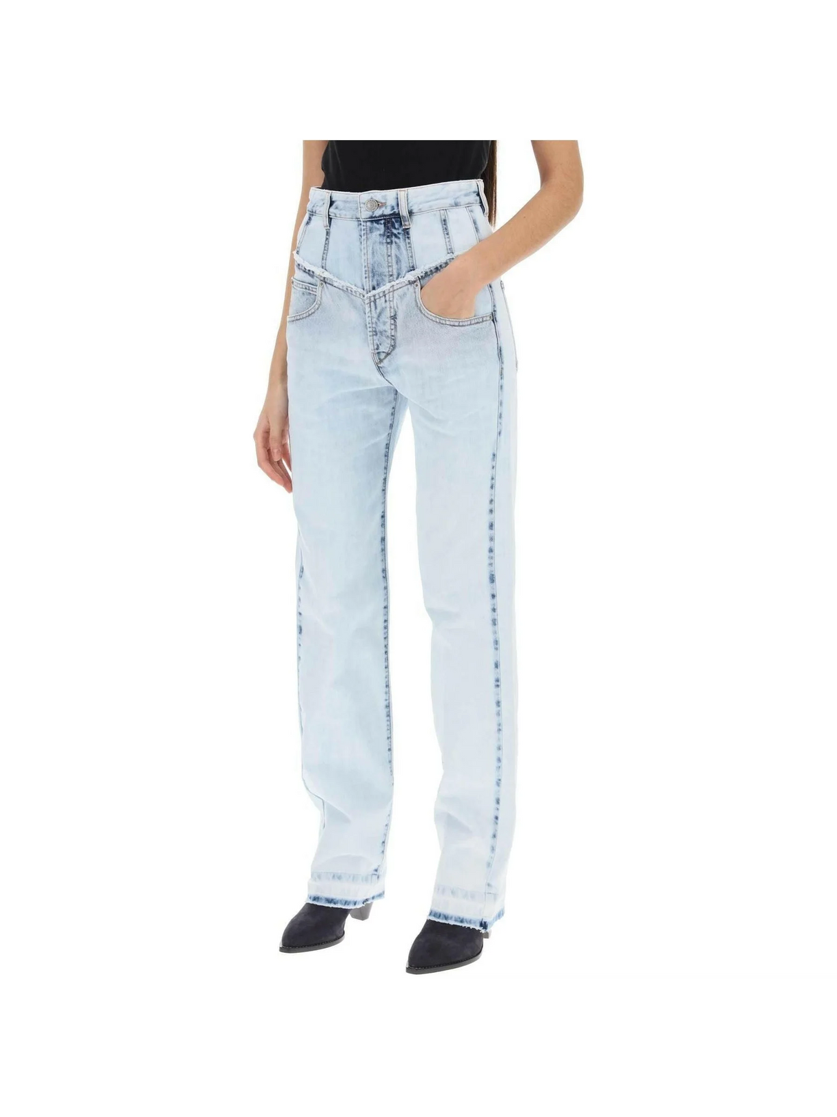 Noemie Straight-Leg Jeans ISABEL MARANT JOHN JULIA.