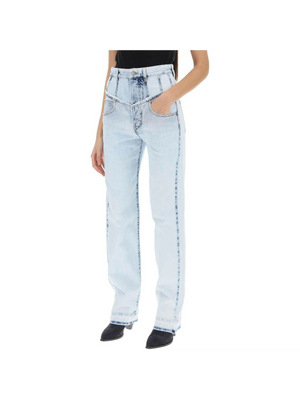 Noemie Straight-Leg Jeans ISABEL MARANT JOHN JULIA.