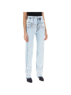 Noemie Straight-Leg Jeans ISABEL MARANT JOHN JULIA.